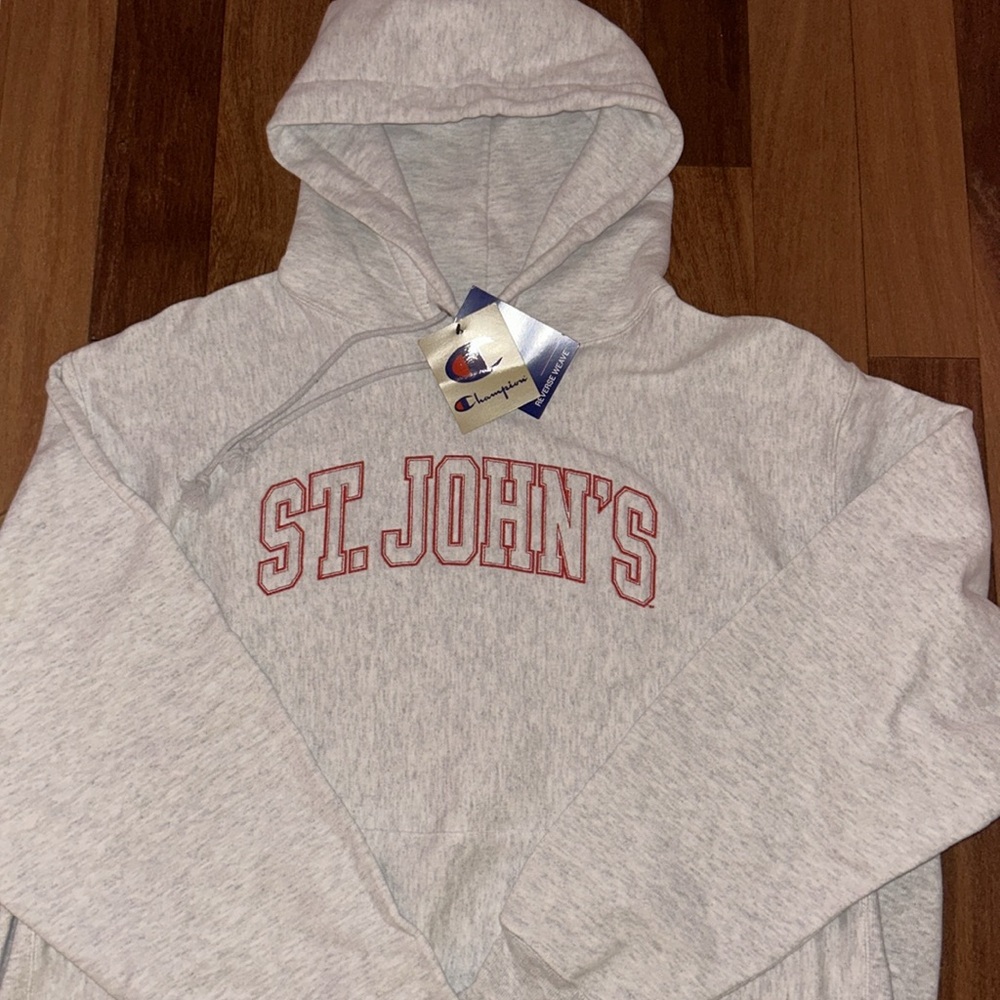 St. John’s University Grey Hoodie NWT, XL